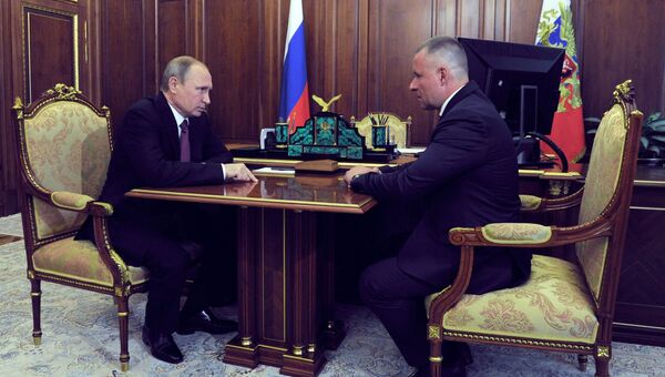 Президент РФ В. Путин встретился с Евгением Зиничевым. 27 июля 2016 Президент РФ В. Путин встретился с Евгением Зиничевым. 27 июля 2016