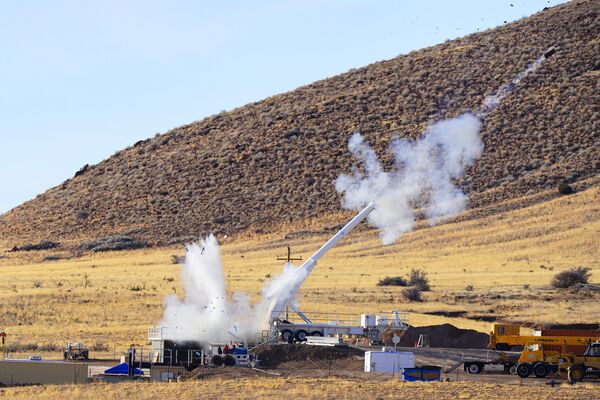 Тестовые испытания макета бомбы B61-12 в штате Нью-Мексико, США. 28 января 2015 года Тестовые испытания макета бомбы B61-12 в штате Нью-Мексико, США. 28 января 2015 года