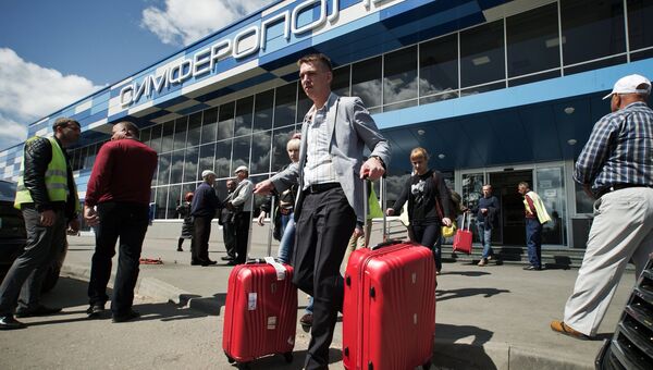 Международный аэропорт Симферополь. Архивное фото Международный аэропорт Симферополь. Архивное фото