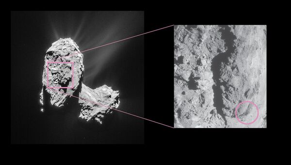 Комета 67P/Чурюмова-Герасименко снятая космическим аппаратом Розетта Комета 67P/Чурюмова-Герасименко снятая космическим аппаратом Розетта