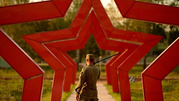 Во время демонстрационного показа военной техники на полигоне Алабино на Международном военно-техническом форуме АРМИЯ-2016 Во время демонстрационного показа военной техники на полигоне Алабино на Международном военно-техническом форуме АРМИЯ-2016