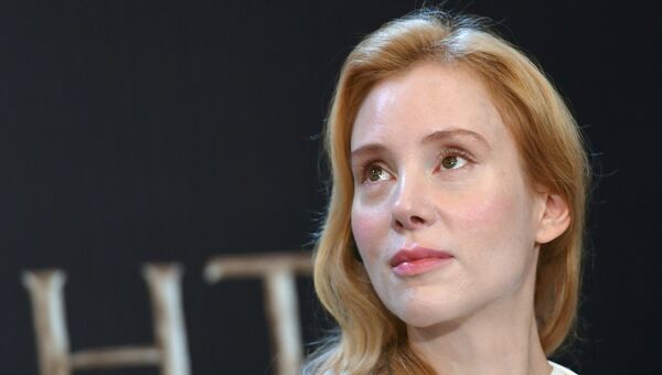Актриса Франциска Петри на пресс-конференции перед премьерой фильма Дуэлянт в Москве. 21 сентября 2016 Актриса Франциска Петри на пресс-конференции перед премьерой фильма Дуэлянт в Москве. 21 сентября 2016