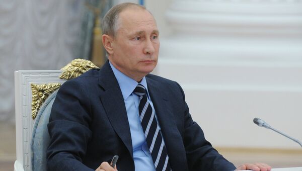 Президент РФ Владимир Путин. Архивное фото Президент РФ Владимир Путин. Архивное фото