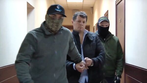 Стоп-кадр с оперативного видео задержания украинца Роман Сущенко Стоп-кадр с оперативного видео задержания украинца Роман Сущенко