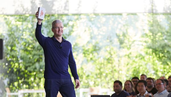 Глава Apple Тим Кук. Архивное фото Глава Apple Тим Кук. Архивное фото