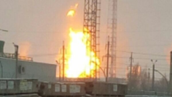 Пожар на строящемся нефтехимическом объекте в Нижнекамске Пожар на строящемся нефтехимическом объекте в Нижнекамске