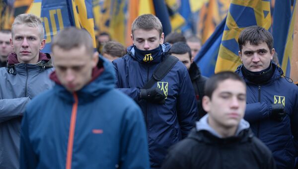 Марш активистов Азова в Киеве. 21 ноября 2016 Марш активистов Азова в Киеве. 21 ноября 2016