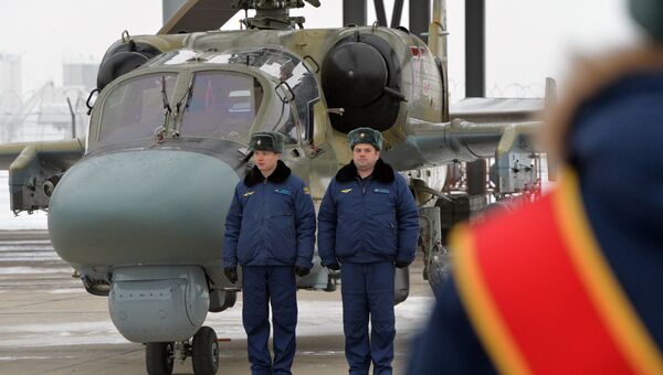 Торжественная церемония передачи новых ударных вертолетов Ка-52 Аллигатор личному составу вертолетного полка ЮВО в Краснодарском крае в рамках планового переоснащения Торжественная церемония передачи новых ударных вертолетов Ка-52 Аллигатор личному составу вертолетного полка ЮВО в Краснодарском крае в рамках планового переоснащения