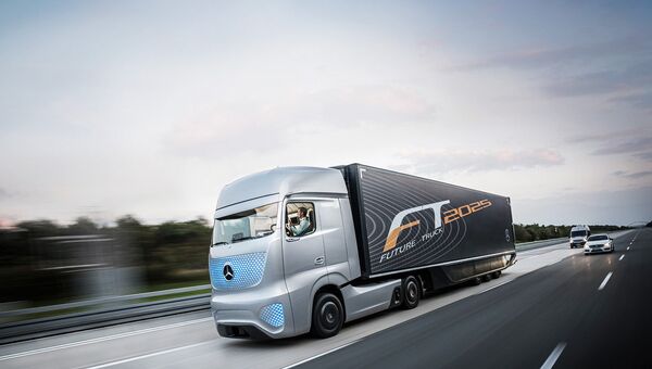 Беспилотный грузовик Mercedes-Benz Беспилотный грузовик Mercedes-Benz