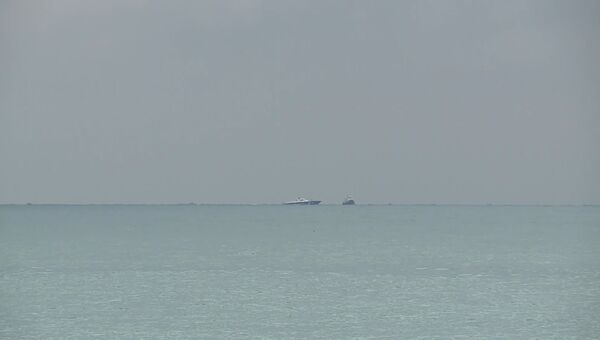 Первые кадры с места крушения летевшего в Латакию самолета Ту-154 Первые кадры с места крушения летевшего в Латакию самолета Ту-154