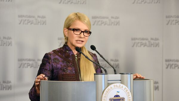 Лидер фракции ВО Батькивщина Юлия Тимошенко на заседании Верховной рады Украины в Киеве Лидер фракции ВО Батькивщина Юлия Тимошенко на заседании Верховной рады Украины в Киеве