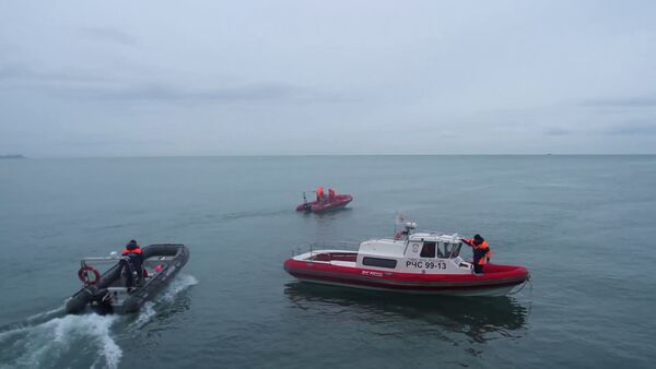 Поисковые работы в акватории Черного моря в районе крушения самолета ТУ-154 Поисковые работы в акватории Черного моря в районе крушения самолета ТУ-154