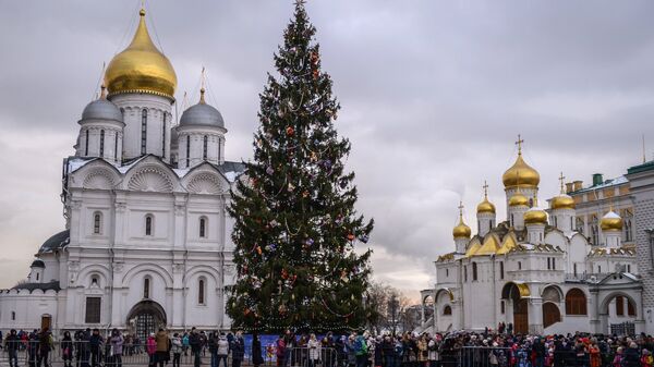 Родители с детьми в очереди на новогоднее представление в Государственном Кремлевском дворце в Москве. Архивное фото Родители с детьми в очереди на новогоднее представление в Государственном Кремлевском дворце в Москве. Архивное фото