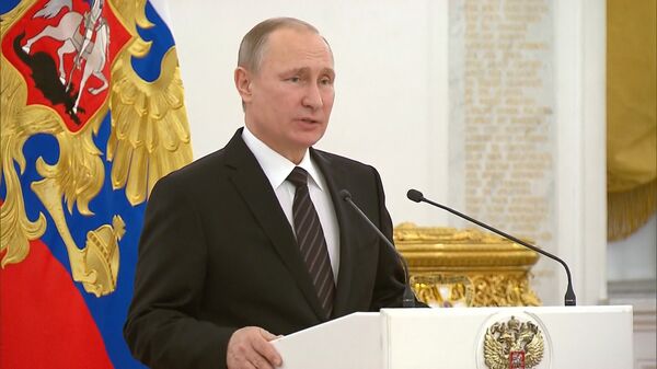 Мы работали успешно – Путин выступил на приеме в Кремле в честь Нового года Мы работали успешно – Путин выступил на приеме в Кремле в честь Нового года