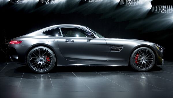 Автомобиль Mercedes-AMG GT C Edition 50. Архивное фото Автомобиль Mercedes-AMG GT C Edition 50. Архивное фото