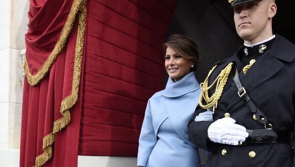 Меланья Трамп прибывает на церемонию инаугурации Дональда Трампа. 20 января 2017 Меланья Трамп прибывает на церемонию инаугурации Дональда Трампа. 20 января 2017