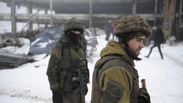 Бойцы ополчения Донецкой народной республики Бойцы ополчения Донецкой народной республики