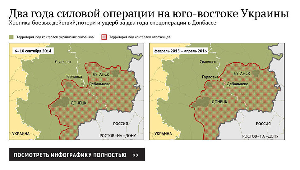 Два года силовой операции на юго-востоке Украины Два года силовой операции на юго-востоке Украины