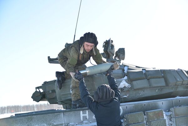 Второй этап соревнований Танковый биатлон в Воронежской области Второй этап соревнований Танковый биатлон в Воронежской области