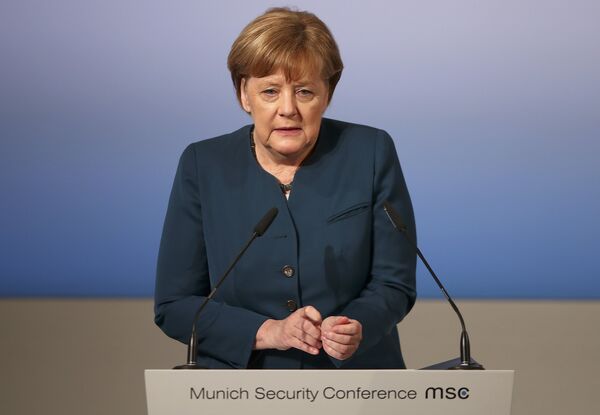 Ангела Меркель на конференции по безопасности в Мюнхене Ангела Меркель на конференции по безопасности в Мюнхене