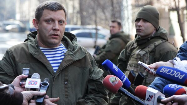 Глава Донецкой народной республики Александр Захарченко. Архивное фото Глава Донецкой народной республики Александр Захарченко. Архивное фото