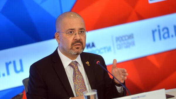 Чрезвычайный и полномочный посол Республики Ирак в РФ Хайдар Мансур Хади. Архивное фото Чрезвычайный и полномочный посол Республики Ирак в РФ Хайдар Мансур Хади. Архивное фото