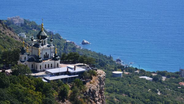 Церковь Воскресения Христова в поселке Форос в Крыму Церковь Воскресения Христова в поселке Форос в Крыму