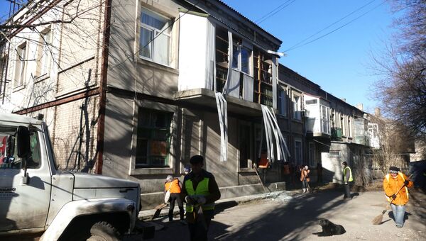 Ситуация в Ясиноватой в Донецкой области. Архивное фото Ситуация в Ясиноватой в Донецкой области. Архивное фото