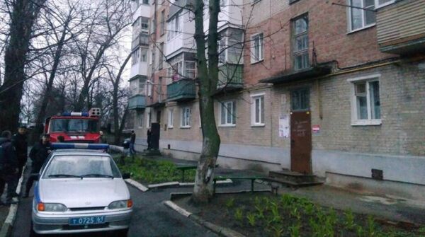 Жилой дом в Таганроге, в котором, предположительно, произошел взрыв газа Жилой дом в Таганроге, в котором, предположительно, произошел взрыв газа