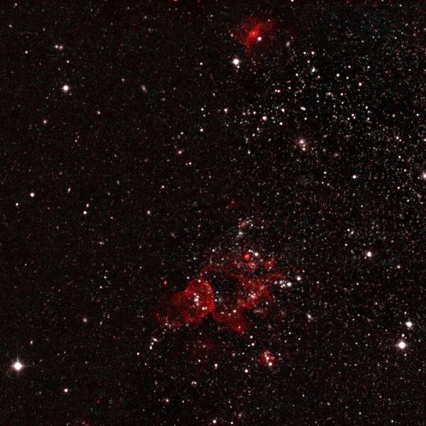 Близкая карликовая галактика IC1613. Снимок 1-м телескопа Цейсс-1000 с прибором SCORPIO Близкая карликовая галактика IC1613. Снимок 1-м телескопа Цейсс-1000 с прибором SCORPIO