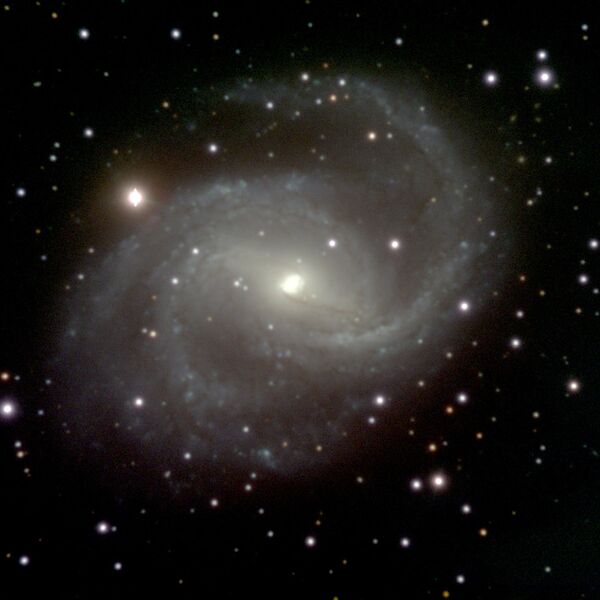 Спиральная галактика NGC 6951. Снимок 6-м телескопа с прибором SCORPIO Спиральная галактика NGC 6951. Снимок 6-м телескопа с прибором SCORPIO