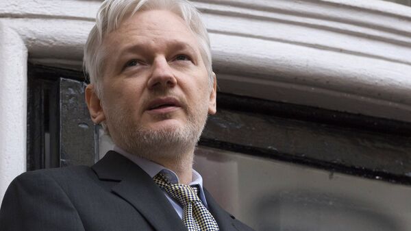 Сооснователь WikiLeaks Джулиан Ассанж выступает с речью с балкона посольства Эквадора в Лондоне перед журналистами и митингующими Сооснователь WikiLeaks Джулиан Ассанж выступает с речью с балкона посольства Эквадора в Лондоне перед журналистами и митингующими
