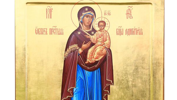 Икона Божией Матери Одигитрия Вяземская-Ратная Икона Божией Матери Одигитрия Вяземская-Ратная