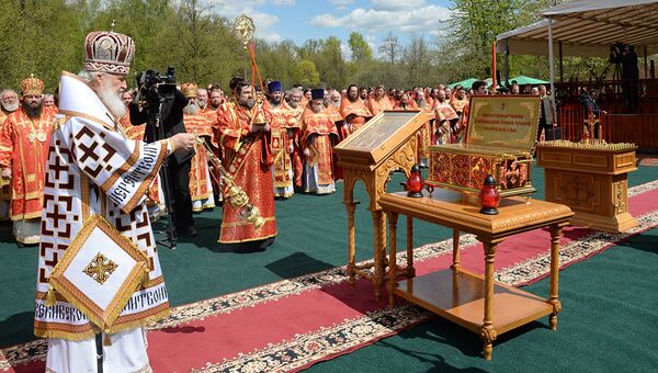 Патриаршее служение на Бутовском полигоне, 13 мая 2017 Патриаршее служение на Бутовском полигоне, 13 мая 2017
