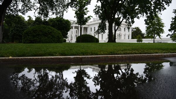 Здание Белого дома в Вашингтоне, США. Архивное фото Здание Белого дома в Вашингтоне, США. Архивное фото