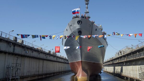 Спуск на воду судна связи проекта 18280 Иван Хурс на судостроительном заводе Северная верфь в Санкт-Петербурге Спуск на воду судна связи проекта 18280 Иван Хурс на судостроительном заводе Северная верфь в Санкт-Петербурге