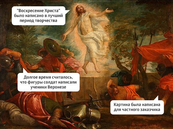 Веронезе, Воскресение Христа, Москва, ГМИИ им. А.С. Пушкина Веронезе, Воскресение Христа, Москва, ГМИИ им. А.С. Пушкина
