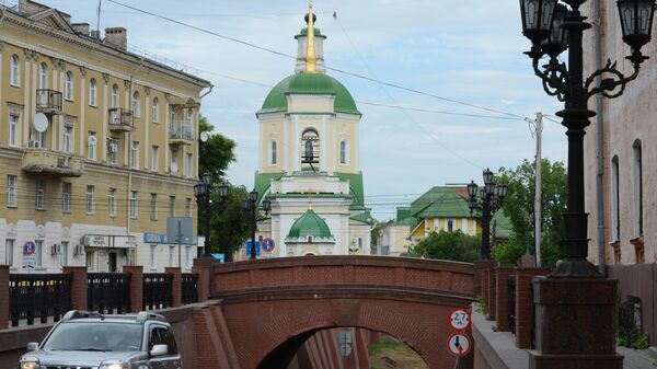 Каменный мост и Воскресенский храм в Воронеже Каменный мост и Воскресенский храм в Воронеже