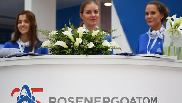 Стенд концерна Росэнергоатом на IX Международном форуме Атомэкспо в Москве Стенд концерна Росэнергоатом на IX Международном форуме Атомэкспо в Москве