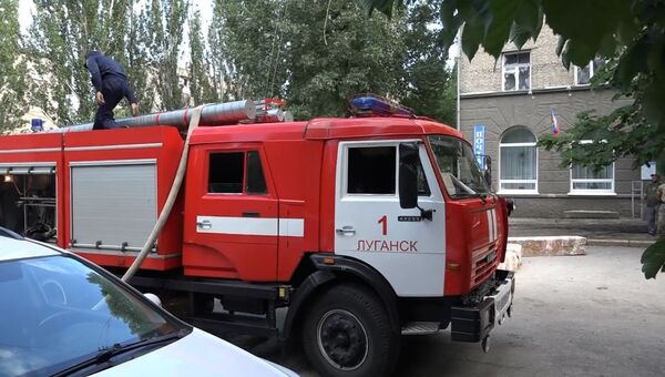 На месте второго взрыва в Луганске. 7 июля 2017 На месте второго взрыва в Луганске. 7 июля 2017