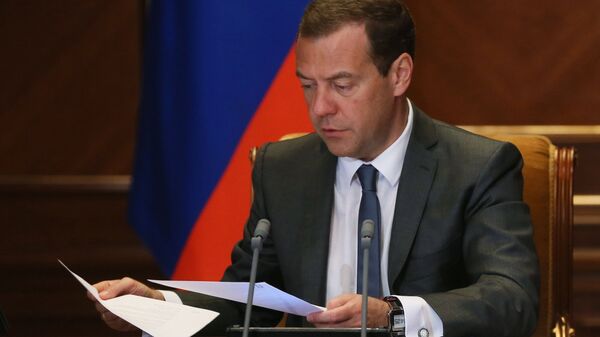 Премьер-министр РФ Дмитрий Медведев 