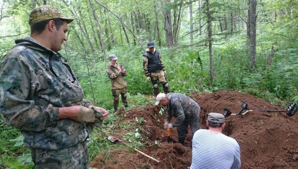 Место обнаружения останков японского солдата на Сахалине Место обнаружения останков японского солдата на Сахалине