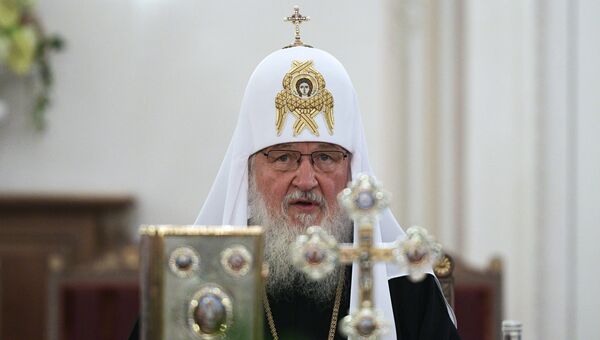 Патриарх Кирилл во время заседания Священного Синода в Санкт-Петербурге. 29 июля 2017 Патриарх Кирилл во время заседания Священного Синода в Санкт-Петербурге. 29 июля 2017