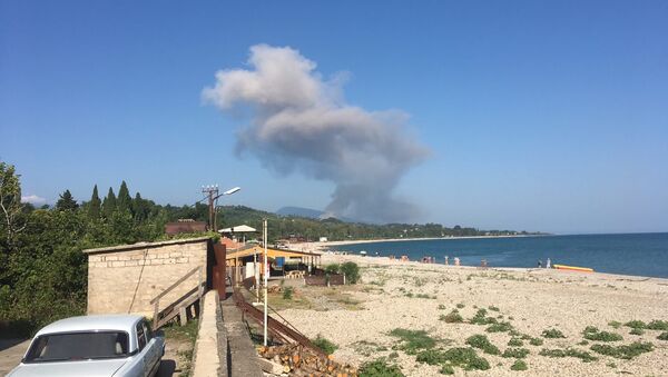 Взрыв на складе боеприпасов в Абхазии. 2 августа 2017 Взрыв на складе боеприпасов в Абхазии. 2 августа 2017