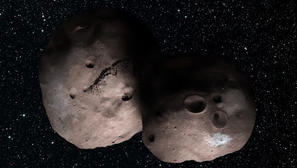 Предполагаемый облик карликовой планеты 2014 MU69 Предполагаемый облик карликовой планеты 2014 MU69