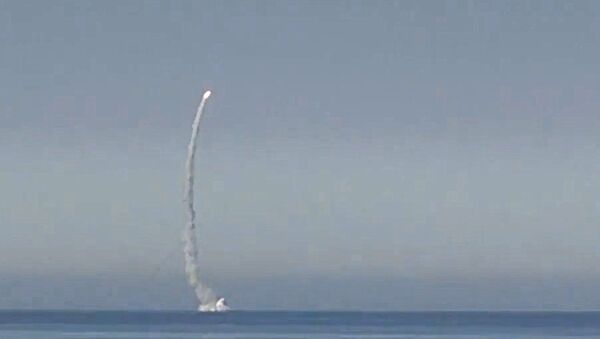 Пуск крылатой ракеты Калибр с атомной подводной лодки Северного флота Северодвинск. 18 августа 2017 Пуск крылатой ракеты Калибр с атомной подводной лодки Северного флота Северодвинск. 18 августа 2017