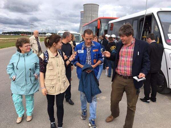 Пресс-тур на строящуюся БелАЭС неподалеку от города Островец Пресс-тур на строящуюся БелАЭС неподалеку от города Островец