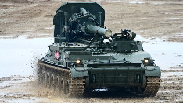 240-мм самоходный миномёт 2С4 Тюльпан. Архивное фото 240-мм самоходный миномёт 2С4 Тюльпан. Архивное фото