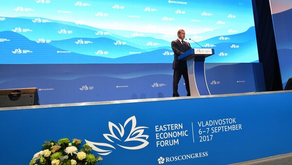 Заместитель председателя правительства Российской Федерации, полномочный представитель президента Российской Федерации в Дальневосточном федеральном округе Юрий Трутнев на открытии Восточного экономического форума во Владивостоке Заместитель председателя правительства Российской Федерации, полномочный представитель президента Российской Федерации в Дальневосточном федеральном округе Юрий Трутнев на открытии Восточного экономического форума во Владивостоке