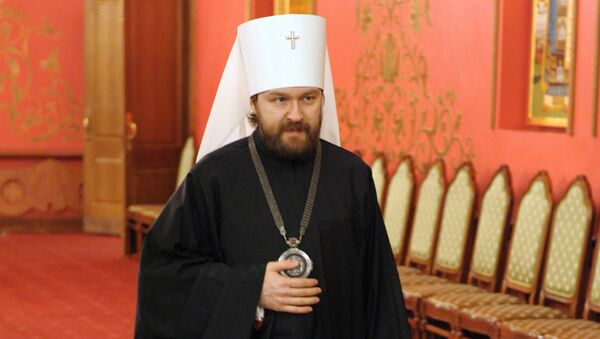 Митрополит Волоколамский Иларион (Алфеев). Архивное фото Митрополит Волоколамский Иларион (Алфеев). Архивное фото